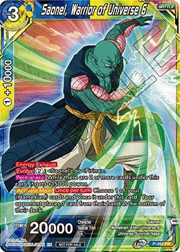 Saonel, Warrior of Universe 6 (Tournament Pack Vol. 8) (P-391) [Tournament Promotion Cards] | Dragon's Lair Comics and Fantasy Houston TX