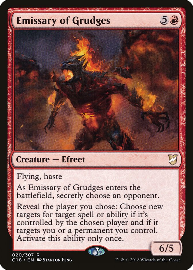 Emissary of Grudges [Commander 2018] | Dragon's Lair Comics and Fantasy Houston TX