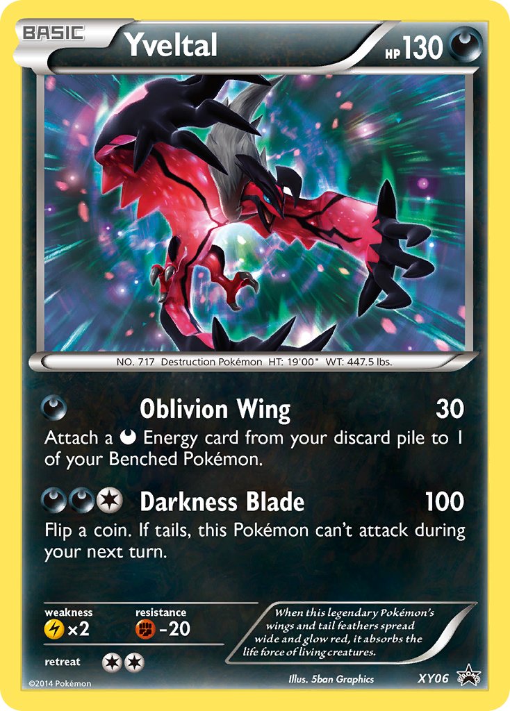 Yveltal (XY06) [XY: Black Star Promos] | Dragon's Lair Comics and Fantasy Houston TX