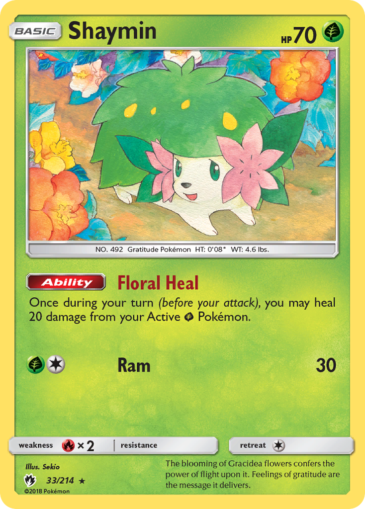 Shaymin (33/214) [Sun & Moon: Lost Thunder] | Dragon's Lair Comics and Fantasy Houston TX