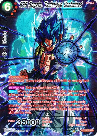 SSB Gogeta, Technique Unchained (SPR) (BT11-012) [Vermilion Bloodline] | Dragon's Lair Comics and Fantasy Houston TX