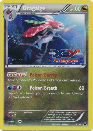 Dragalge (XY10) (Staff) [XY: Black Star Promos] | Dragon's Lair Comics and Fantasy Houston TX