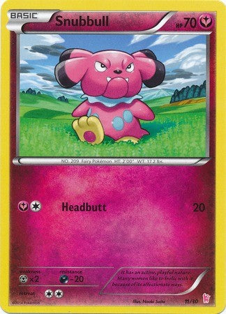 Snubbull (11/30) [XY: Trainer Kit - Sylveon] | Dragon's Lair Comics and Fantasy Houston TX