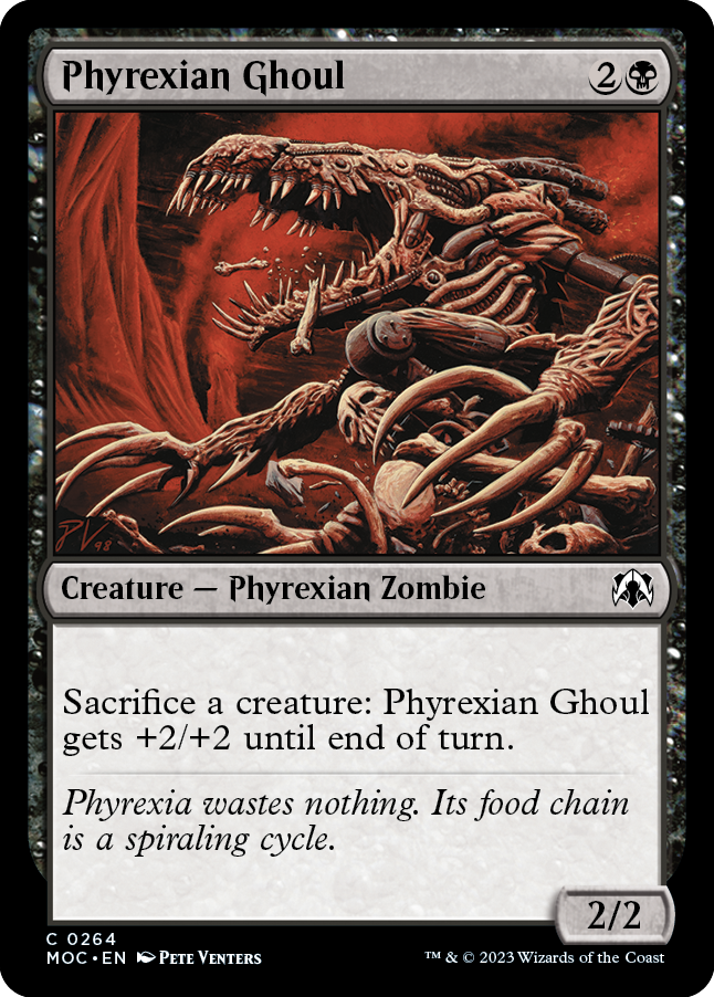 Phyrexian Ghoul [March of the Machine Commander] | Dragon's Lair Comics and Fantasy Houston TX