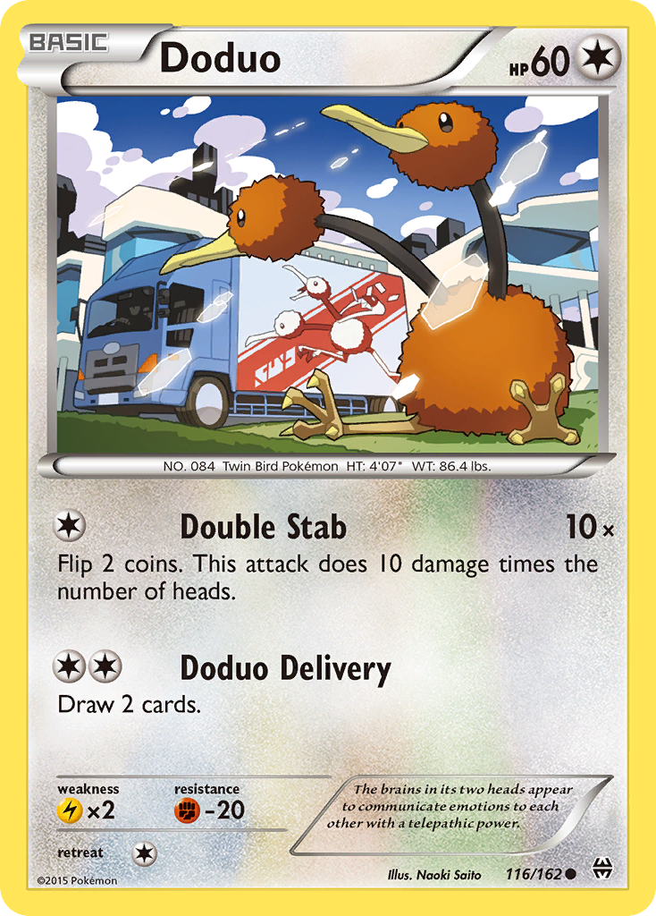 Doduo (116/162) [XY: BREAKthrough] | Dragon's Lair Comics and Fantasy Houston TX