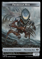 Eldrazi // Phyrexian Myr Double-Sided Token [Commander Masters Tokens] | Dragon's Lair Comics and Fantasy Houston TX