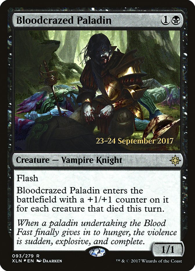 Bloodcrazed Paladin [Ixalan Prerelease Promos] | Dragon's Lair Comics and Fantasy Houston TX