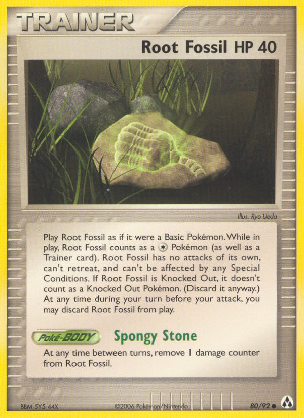 Root Fossil (80/92) [EX: Legend Maker] | Dragon's Lair Comics and Fantasy Houston TX