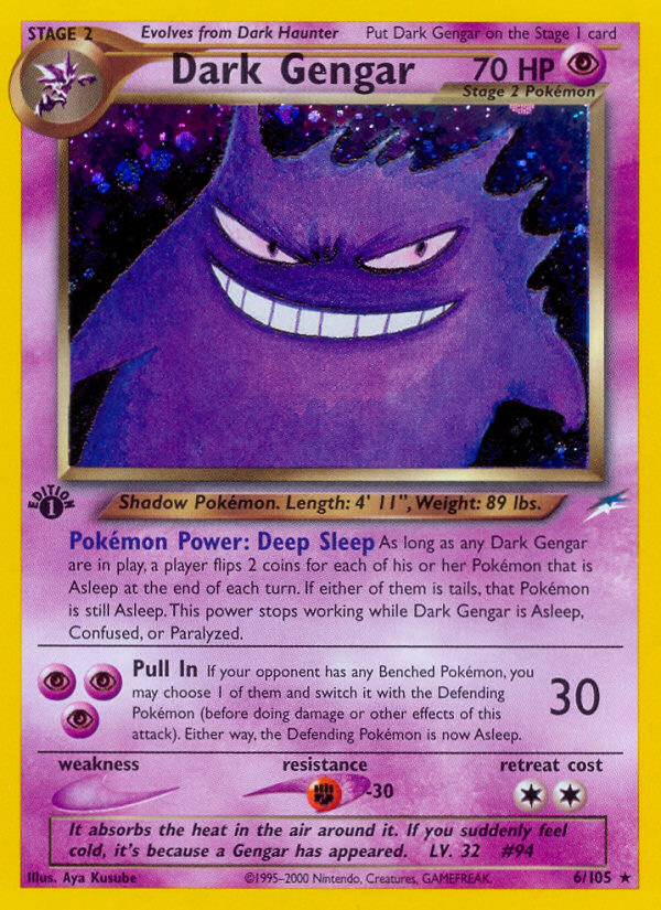 Dark Gengar (6/105) [Neo Destiny 1st Edition] | Dragon's Lair Comics and Fantasy Houston TX