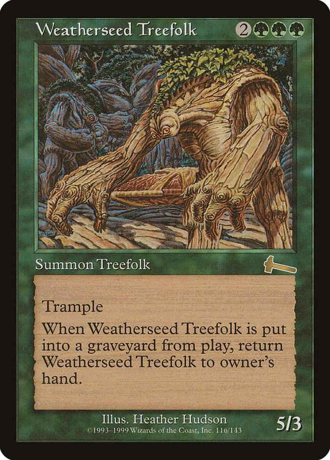 Weatherseed Treefolk [Urza's Legacy] | Dragon's Lair Comics and Fantasy Houston TX