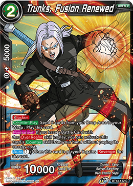 Trunks, Fusion Renewed (Common) (BT13-132) [Supreme Rivalry] | Dragon's Lair Comics and Fantasy Houston TX