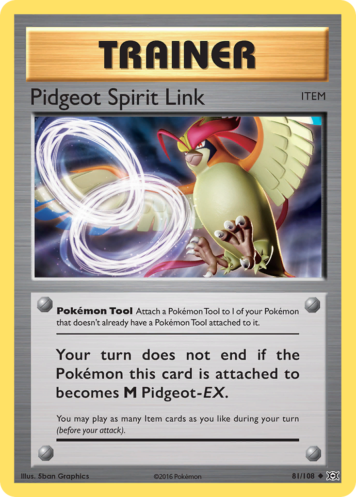 Pidgeot Spirit Link (81/108) [XY: Evolutions] | Dragon's Lair Comics and Fantasy Houston TX