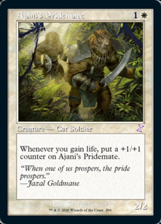 Ajani's Pridemate (Timeshifted) [Time Spiral Remastered] | Dragon's Lair Comics and Fantasy Houston TX