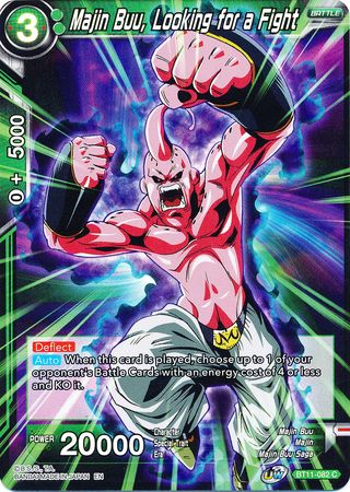 Majin Buu, Looking for a Fight (BT11-082) [Vermilion Bloodline 2nd Edition] | Dragon's Lair Comics and Fantasy Houston TX