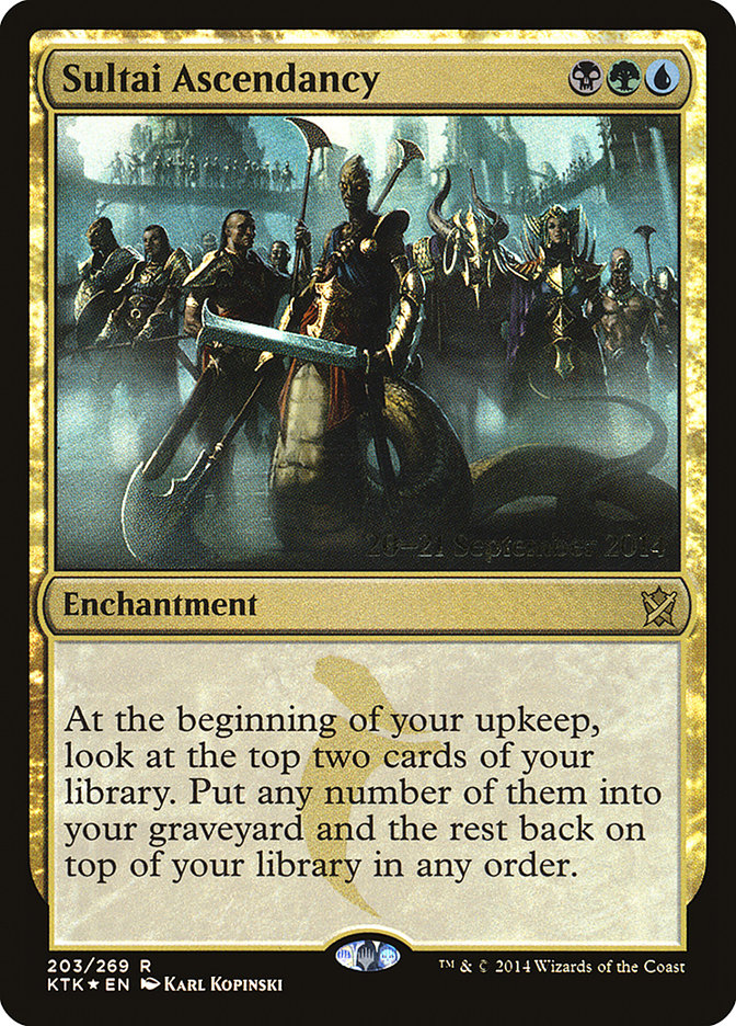 Sultai Ascendancy [Khans of Tarkir Prerelease Promos] | Dragon's Lair Comics and Fantasy Houston TX