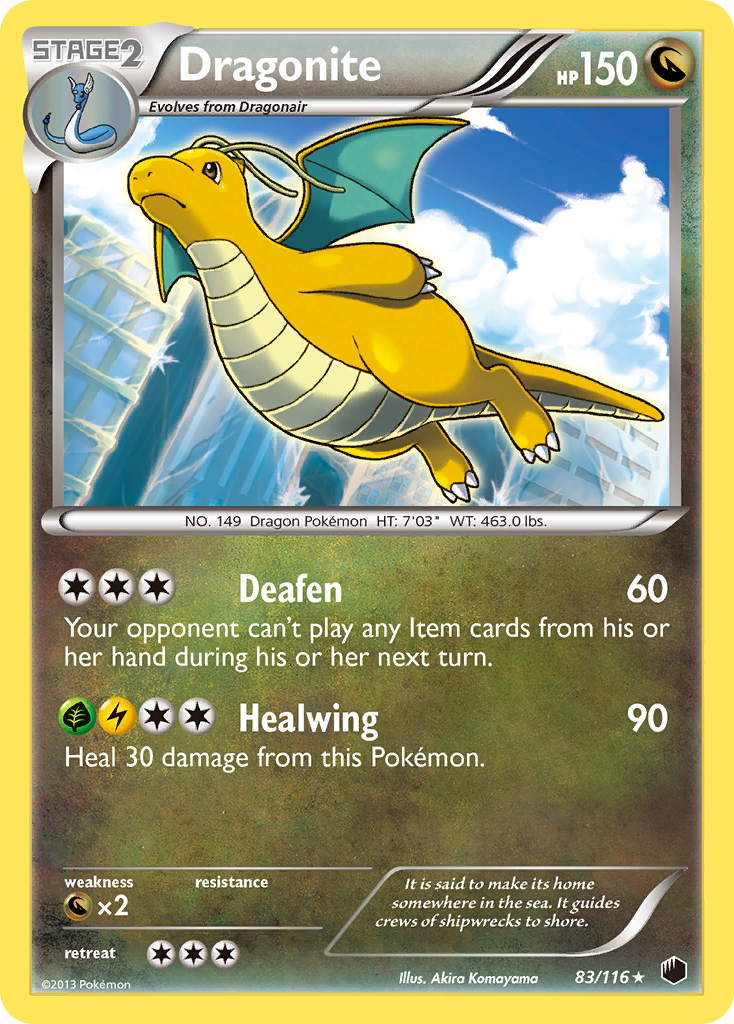 Dragonite (83/116) [Black & White: Plasma Freeze] | Dragon's Lair Comics and Fantasy Houston TX