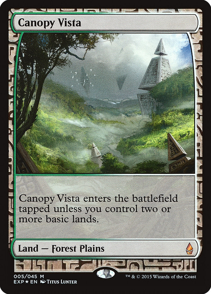 Canopy Vista [Zendikar Expeditions] | Dragon's Lair Comics and Fantasy Houston TX