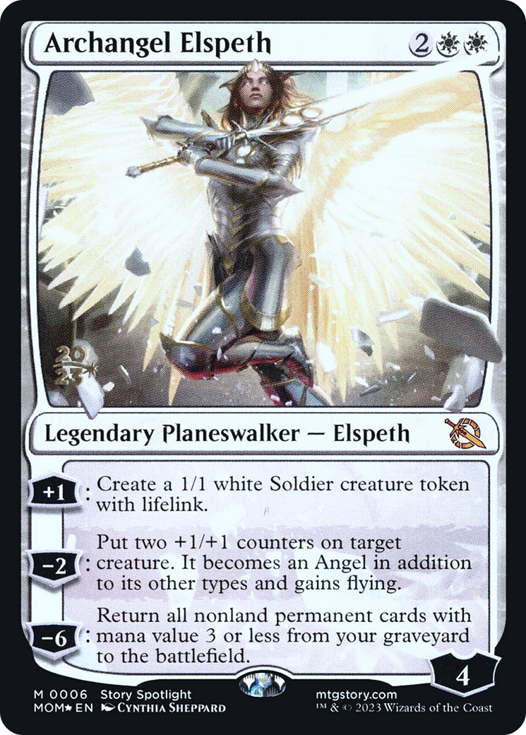 Archangel Elspeth [March of the Machine Prerelease Promos] | Dragon's Lair Comics and Fantasy Houston TX