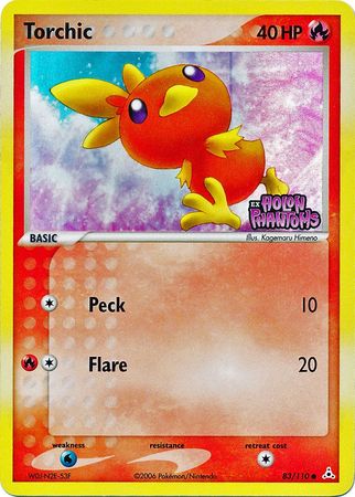 Torchic (83/110) (Stamped) [EX: Holon Phantoms] | Dragon's Lair Comics and Fantasy Houston TX