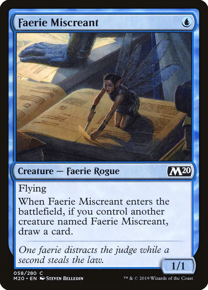 Faerie Miscreant [Core Set 2020] | Dragon's Lair Comics and Fantasy Houston TX