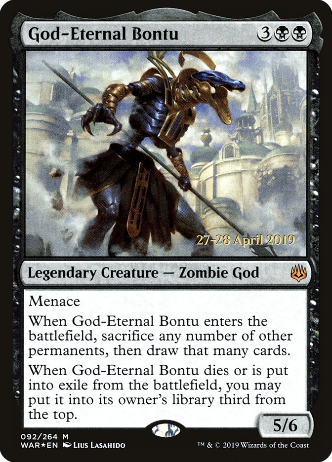 God-Eternal Bontu [War of the Spark Prerelease Promos] | Dragon's Lair Comics and Fantasy Houston TX