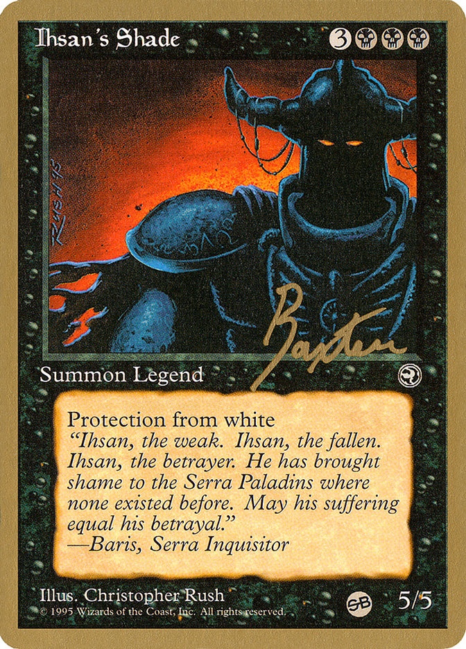 Ihsan's Shade (George Baxter) (SB) [Pro Tour Collector Set] | Dragon's Lair Comics and Fantasy Houston TX