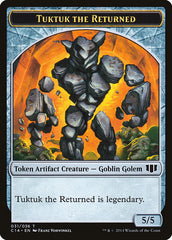 Daretti, Scrap Savant Emblem // Tuktuk the Returned Double-Sided Token [Commander 2014 Tokens] | Dragon's Lair Comics and Fantasy Houston TX