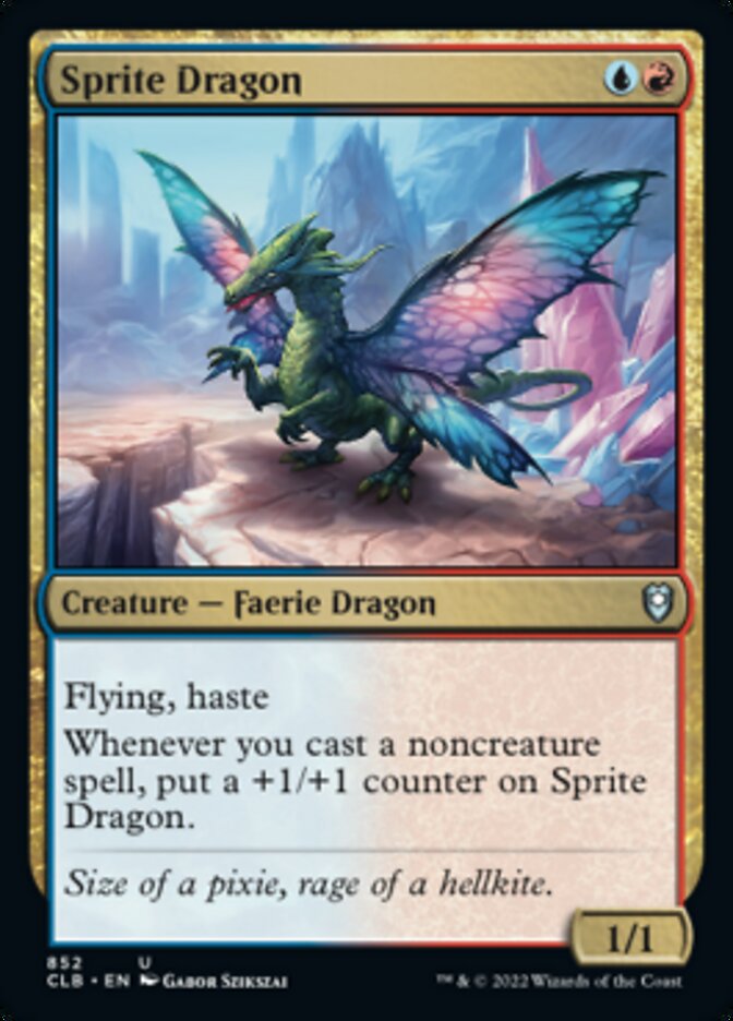 Sprite Dragon [Commander Legends: Battle for Baldur's Gate] | Dragon's Lair Comics and Fantasy Houston TX