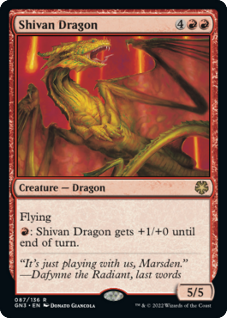 Shivan Dragon [Game Night: Free-for-All] | Dragon's Lair Comics and Fantasy Houston TX