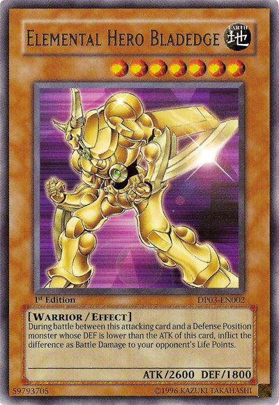 Elemental Hero Bladedge [DP03-EN002] Rare | Dragon's Lair Comics and Fantasy Houston TX