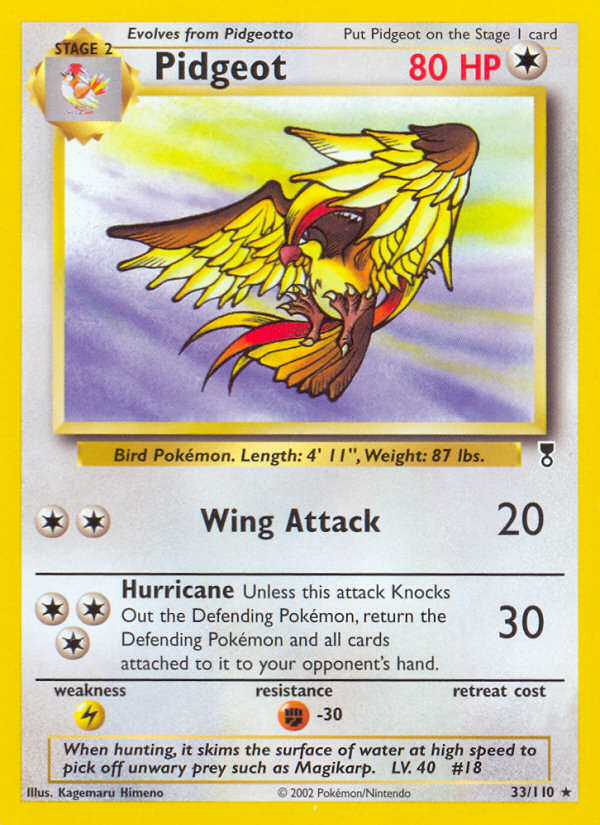 Pidgeot (33/110) [Legendary Collection] | Dragon's Lair Comics and Fantasy Houston TX