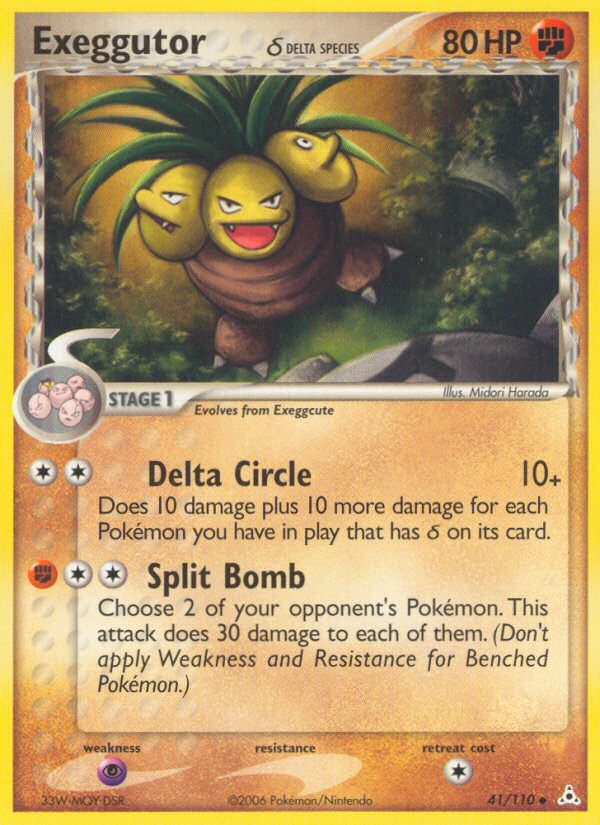 Exeggutor (41/110) (Delta Species) [EX: Holon Phantoms] | Dragon's Lair Comics and Fantasy Houston TX