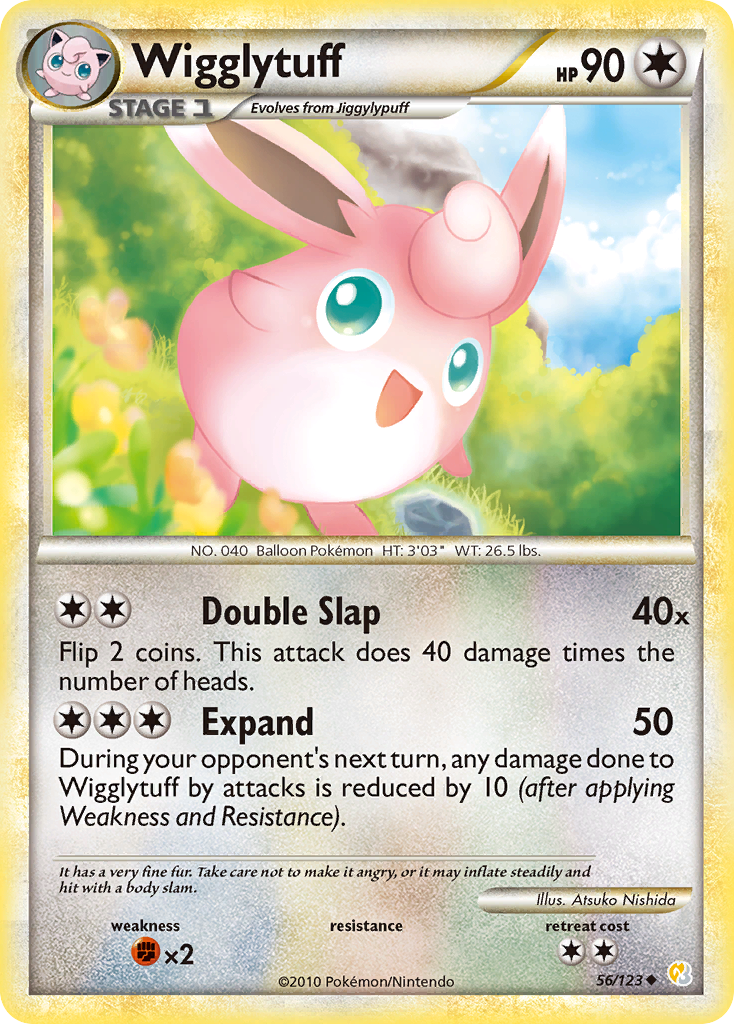 Wigglytuff (56/123) [HeartGold & SoulSilver: Base Set] | Dragon's Lair Comics and Fantasy Houston TX