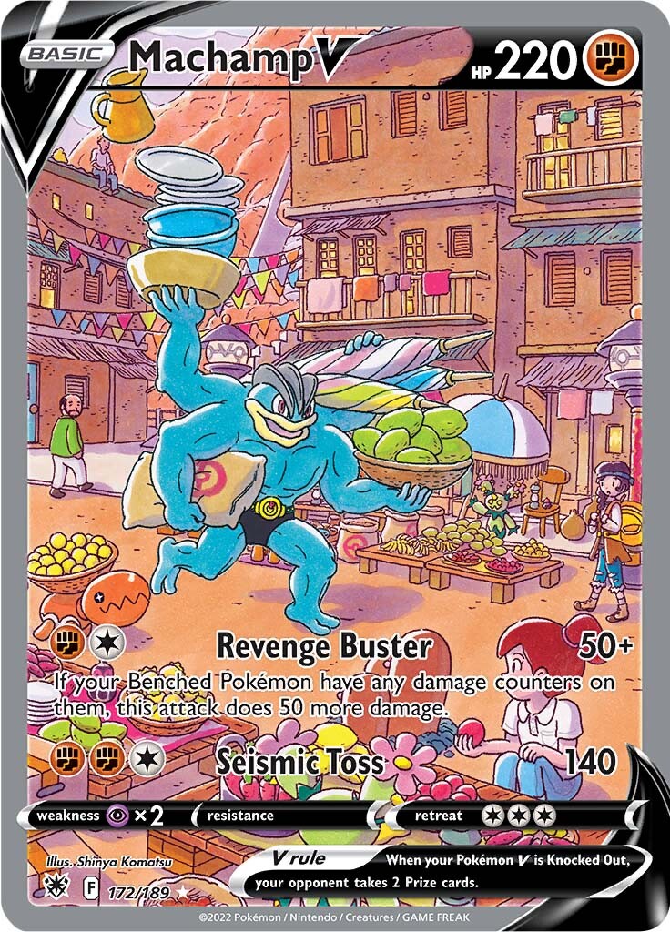 Machamp V (172/189) [Sword & Shield: Astral Radiance] | Dragon's Lair Comics and Fantasy Houston TX