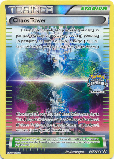 Chaos Tower (94/124) (National Championship Promo) [XY: Fates Collide] | Dragon's Lair Comics and Fantasy Houston TX