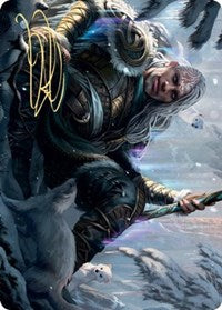 Jorn, God of Winter Art Card (Gold-Stamped Signature) [Kaldheim Art Series] | Dragon's Lair Comics and Fantasy Houston TX