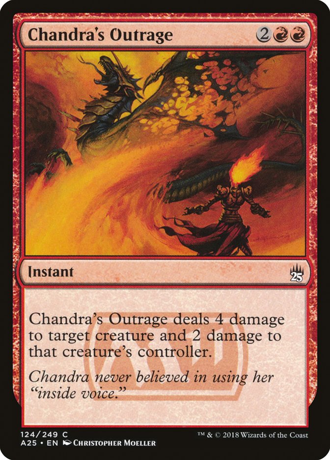 Chandra's Outrage [Masters 25] | Dragon's Lair Comics and Fantasy Houston TX