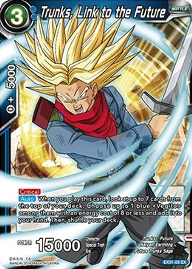 Trunks, Link to the Future (EX01-03) [Mighty Heroes] | Dragon's Lair Comics and Fantasy Houston TX