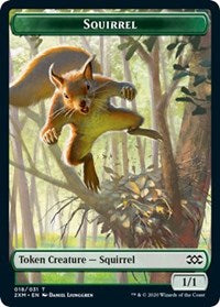 Squirrel // Thopter (008) Double-Sided Token [Double Masters Tokens] | Dragon's Lair Comics and Fantasy Houston TX