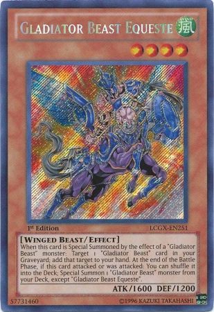 Gladiator Beast Equeste [LCGX-EN251] Secret Rare | Dragon's Lair Comics and Fantasy Houston TX