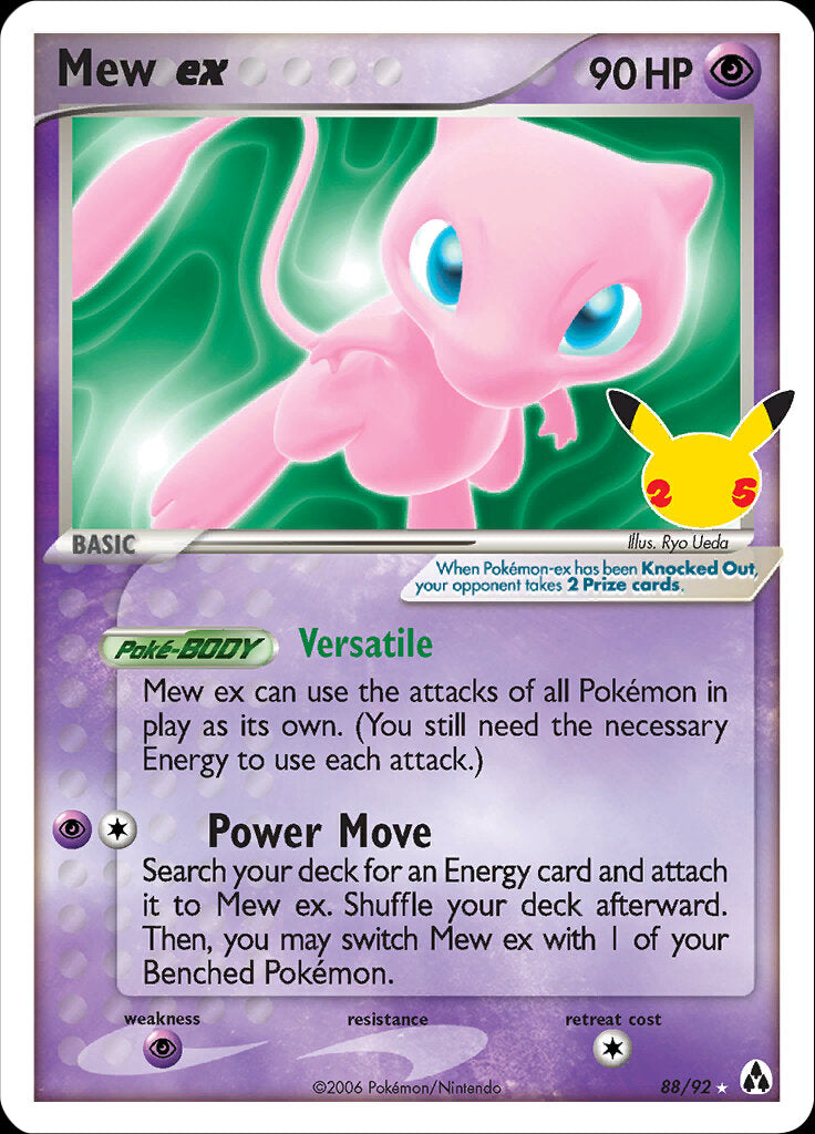 Mew ex (88/92) [Celebrations: 25th Anniversary - Classic Collection] | Dragon's Lair Comics and Fantasy Houston TX