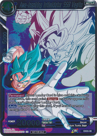 Awe-Inspiring Intimidator SSB Vegito (Event Pack 4) (EX03-08) [Promotion Cards] | Dragon's Lair Comics and Fantasy Houston TX