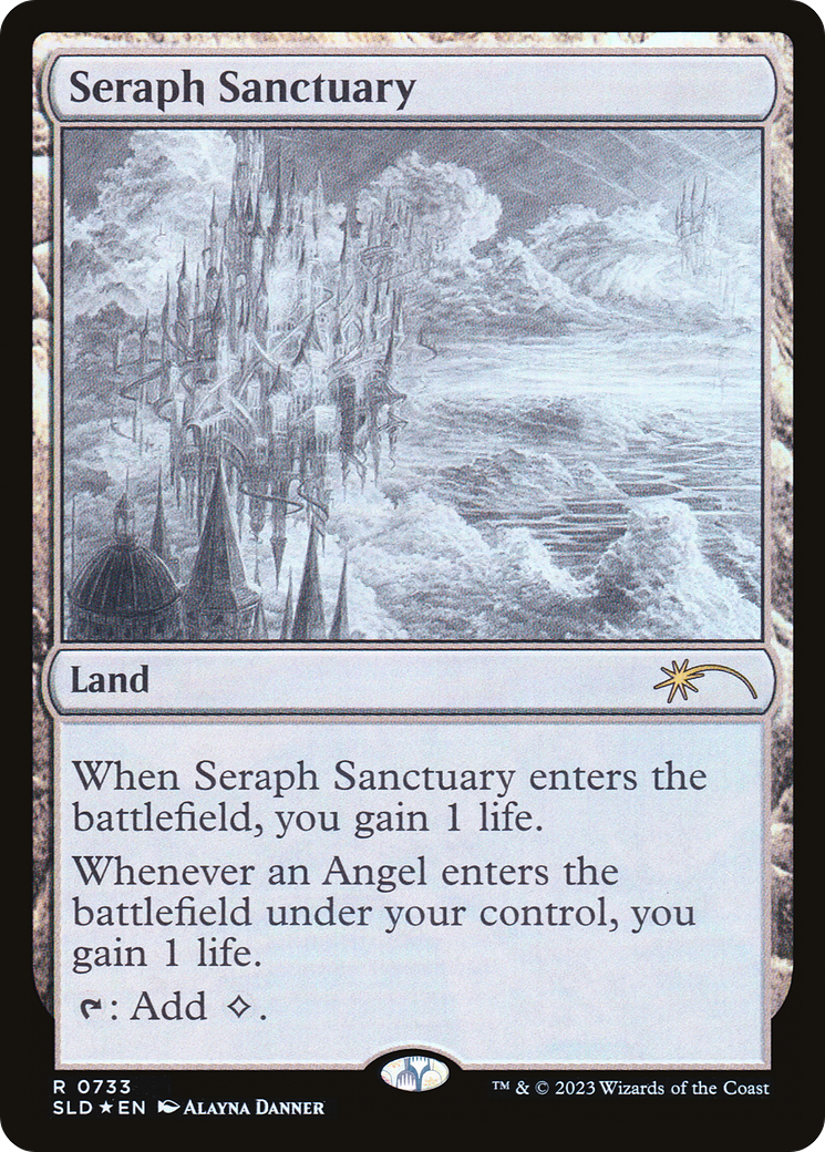 Seraph Sanctuary (Sketch) [Secret Lair Drop Promos] | Dragon's Lair Comics and Fantasy Houston TX