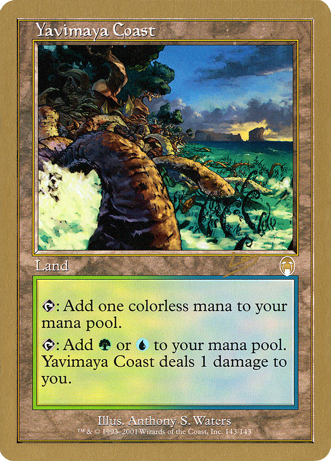 Yavimaya Coast (Raphael Levy) [World Championship Decks 2002] | Dragon's Lair Comics and Fantasy Houston TX