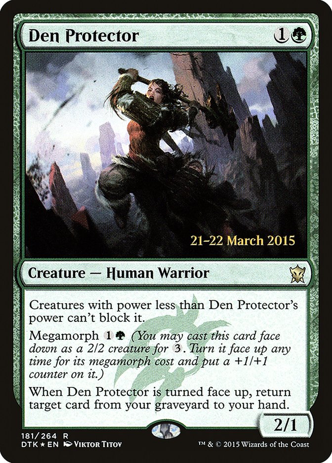 Den Protector [Dragons of Tarkir Prerelease Promos] | Dragon's Lair Comics and Fantasy Houston TX