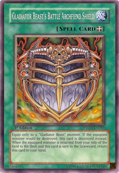 Gladiator Beast's Battle Archfiend Shield [PTDN-EN060] Common | Dragon's Lair Comics and Fantasy Houston TX