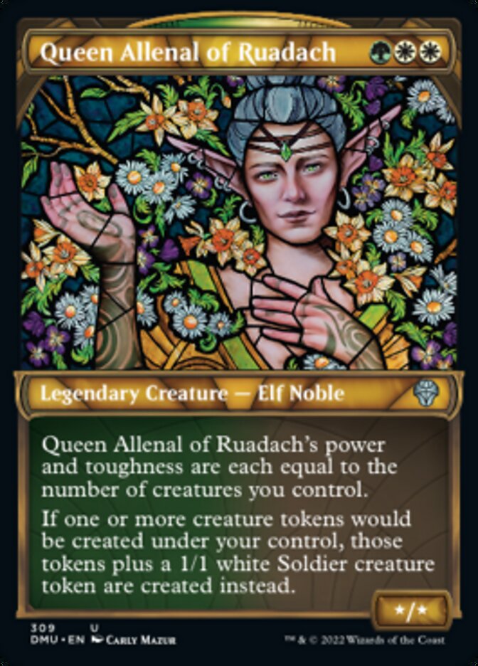 Queen Allenal of Ruadach (Showcase) [Dominaria United] | Dragon's Lair Comics and Fantasy Houston TX