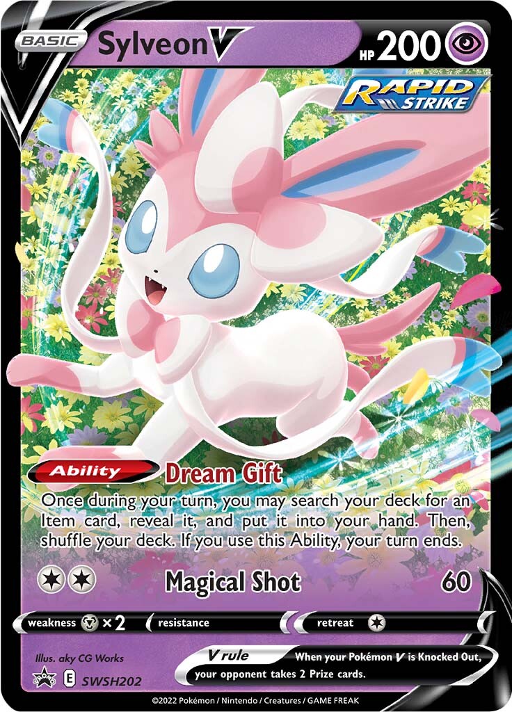 Sylveon V (SWSH202) [Sword & Shield: Black Star Promos] | Dragon's Lair Comics and Fantasy Houston TX