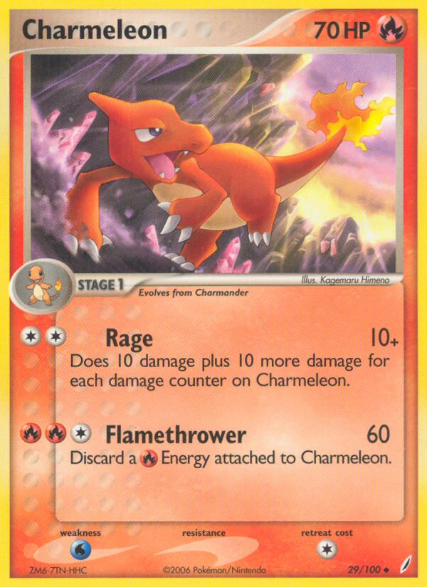 Charmeleon (29/100) [EX: Crystal Guardians] | Dragon's Lair Comics and Fantasy Houston TX