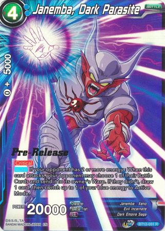 Janemba, Dark Parasite (BT12-051) [Vicious Rejuvenation Prerelease Promos] | Dragon's Lair Comics and Fantasy Houston TX